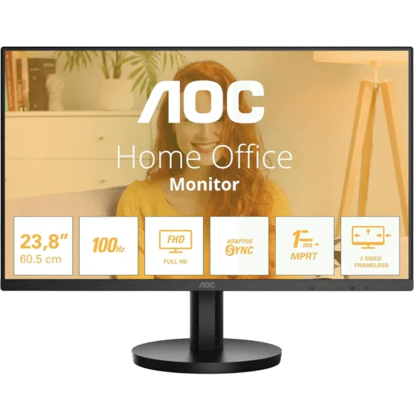 AOC 23.8 IPS 24B3HA2 1MS 100hz HDMI Multimedya Monitör