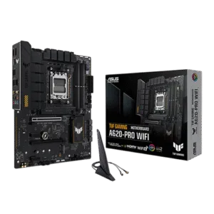 ASUS TUF GAMING A620-PRO WIFI-6 DDR5 HDMI-DP PCIE 4.0 AM5 ATX