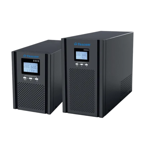 TESCOM 1KVA TEOS 101 ONLINE 1/1F LCD EKRAN TOWER UPS 2x 12v 7amper